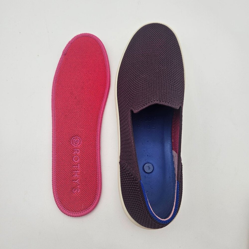 Rothys The Original Slip On Fig Python Purple Wom… - image 5